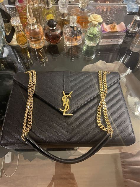 borsa ysl envelope|ysl envelope bag price.